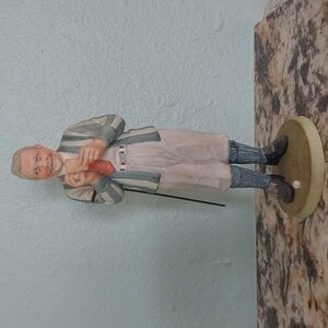 1986 Norman Rockwell "Old Man Tracy" golf figurine